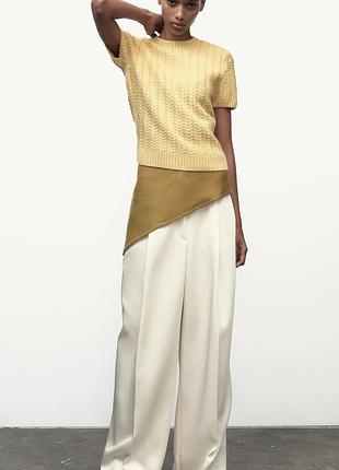 Шикарний вовняний  светр кольору вершкового масла zara
🌷🌷🌷🌷🌷🌷🌷🌷