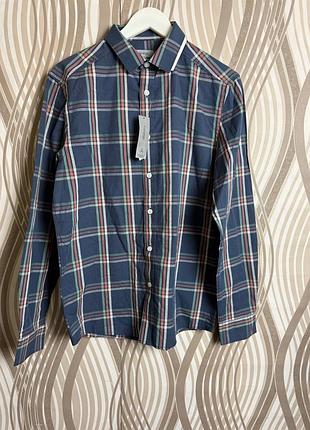 Новая мужская рубашка в клетку