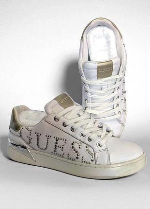 Кроссовки кожаные сникерсы guess original us10(26)
