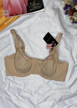 Базовий бюст ліф 75 d від hunkemoller satin fleece tan