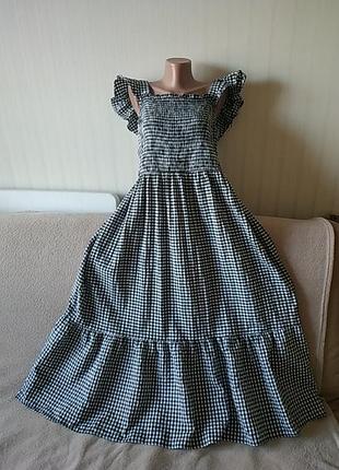 Платье летнее, идеальное состояние р 20, хлопок