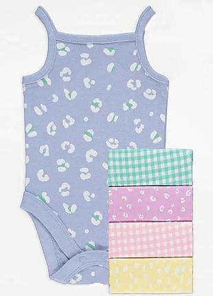 Набор детских бодиков маек george на девочку 55693