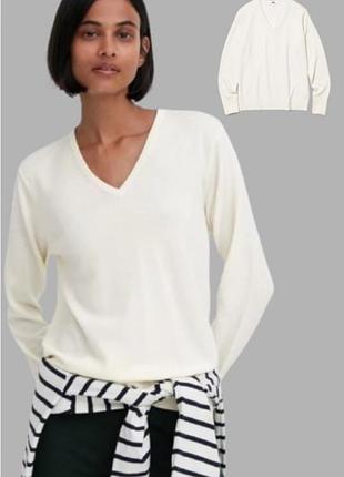 Cветр з вовни мериноса uniqlo