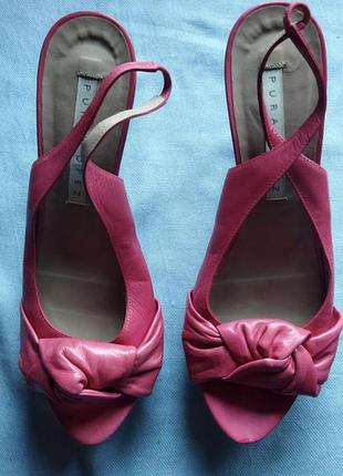 Босоножки б/в pura lopez производства испании