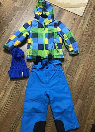 Термокостюм, комбінезон (штани +куртка) 3-4 роки + шапка в подарунок