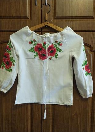 Сорочка вишиванка  5-6 р 110-116см