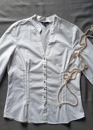 Базовая белая рубашка 100104