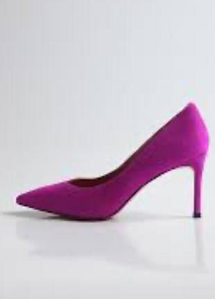 Туфлі оригінал фуксія фіолетові лодочки