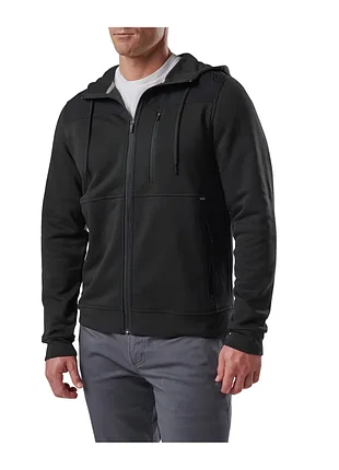 Кофта с капюшоном 5.11 tactical "arms full zip jacket" black