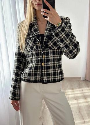 Твидовый жакет charlotte halton