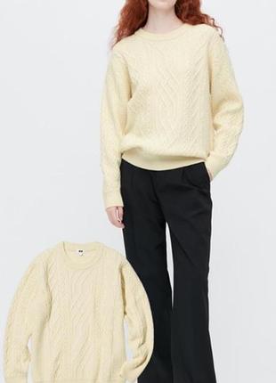 Свитер с узором aran от uniqlo