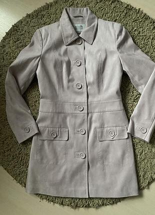 Піджак тренч новий замш next