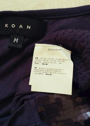 Сукня фіолетова з паєтками  koan3 фото