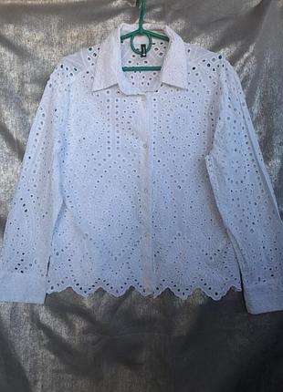 Жіноча  біла блуза  прошва  chicoree