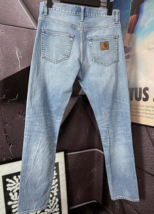 Джинси чоловічі carhartt в блакитному кольорі
