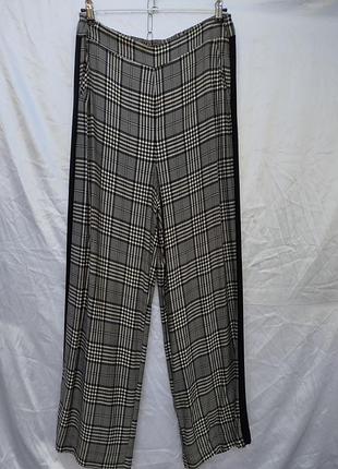 Брюки tu woman, женские, молодежные, большой размер, без застежки, вискоза, весна, лето, осень.