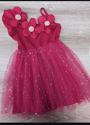 Плаття святкове літнє на 104-110