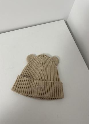 Шапка ведмедик