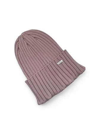 Шапка одинарної в'язки для хлопчиків та дівчаток "makko" 50 - 52 -54 р.