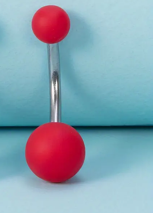 Пирсинг в пупок "жемчуг"