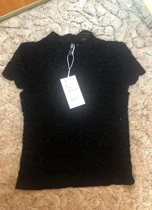 Красивый кружевной топ zara s9 фото