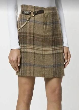 Вовняна спідниця юбка вовна альпака ralph lauren шерстяная юбка шерсть альпака