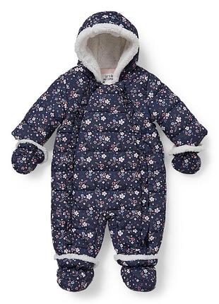 Теплый комбинезон для девочки 68р