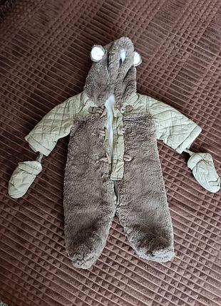 Детский зимний комбинезон для новорожденных
