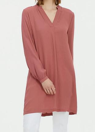 Платье туника из вискозы