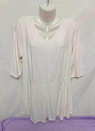 Блуза удлиненная женская вискоза 48/20/4xl