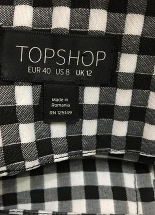 Юбка в клеточку topshop *5 фото