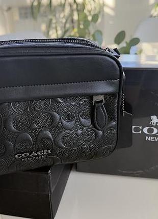 Сумка coach чоловіча кросбоді