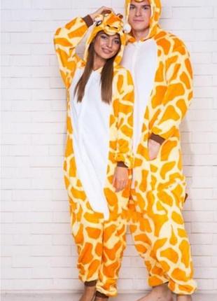 Кигуруми жираф пижама плюш батал