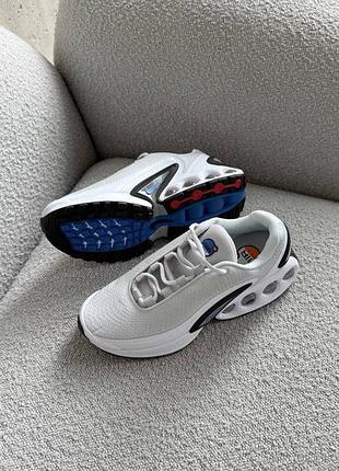 Кроссовки nike air max dn grey white black blue 6