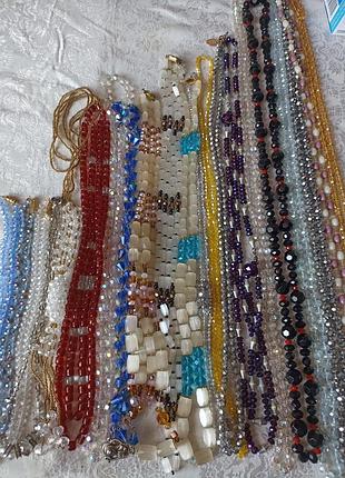 Намисто вінтаж часів зір чеське скло, яблунекс.