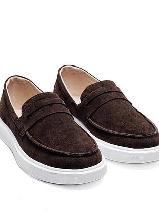 Мокасини натуральна замша