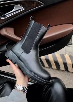 Женские сапожки bottega veneta (на байке)