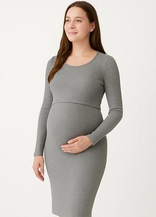 Сукня в рубчик, підійде для вагітних