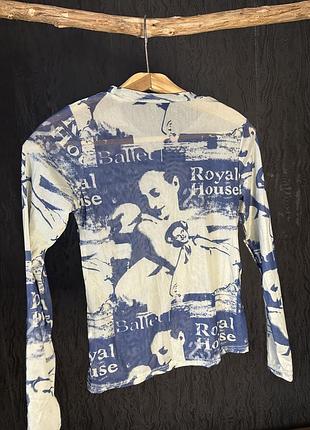 Водолазка принт