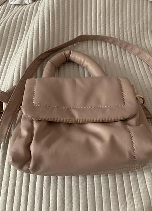 Сумка маленька бежева