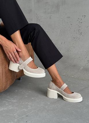 Натуральная замша, кожа, в цветах, класснячьи туфли 🥰🍫