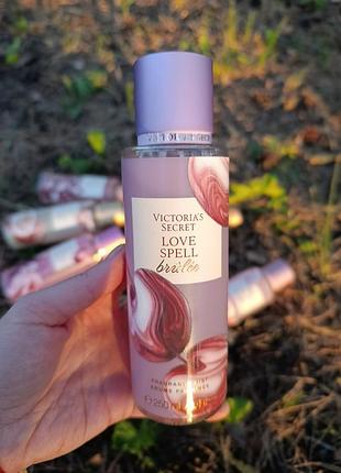 Love spell brulee - парфюмированный спрей (мист) для тела victoria’s secret, 250 мл