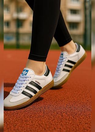 Кросівки кеди adidas samba натуральна шкіра