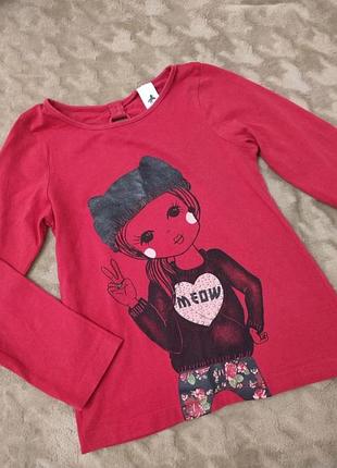 Реглан для девочки 128 см. кофточка на девочку. батник