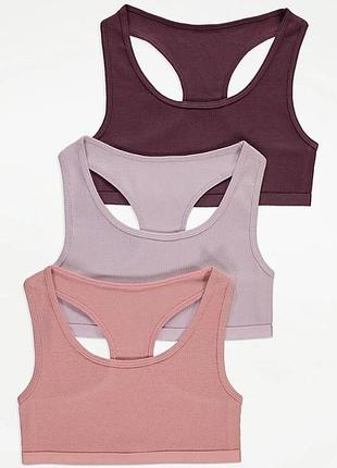 Набір топів для дівчинки george англія топ майки для дівчинки 3 шт