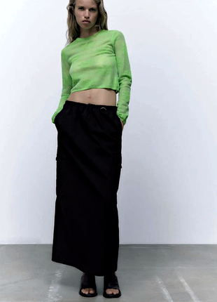 Светр сітка топ zara