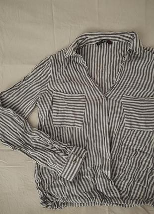 Укороченная кофточка морячка