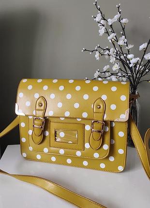 Сумка женская в горошек lyds london на плечо