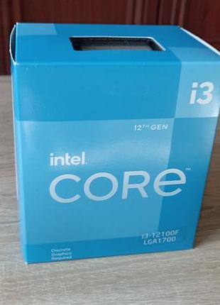 Процессор intel core i3-12100f 3.3(4.3)ghz 12mb s1700 box