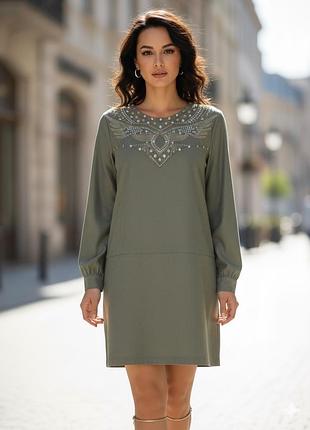 Гарна зелена сукня від lalala style